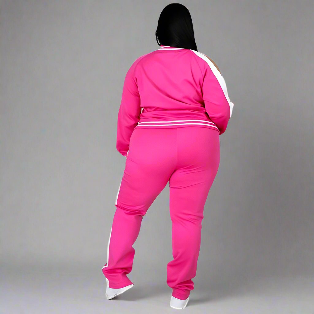 Tracksuit ~ 2 Piece ~ Zipper Top