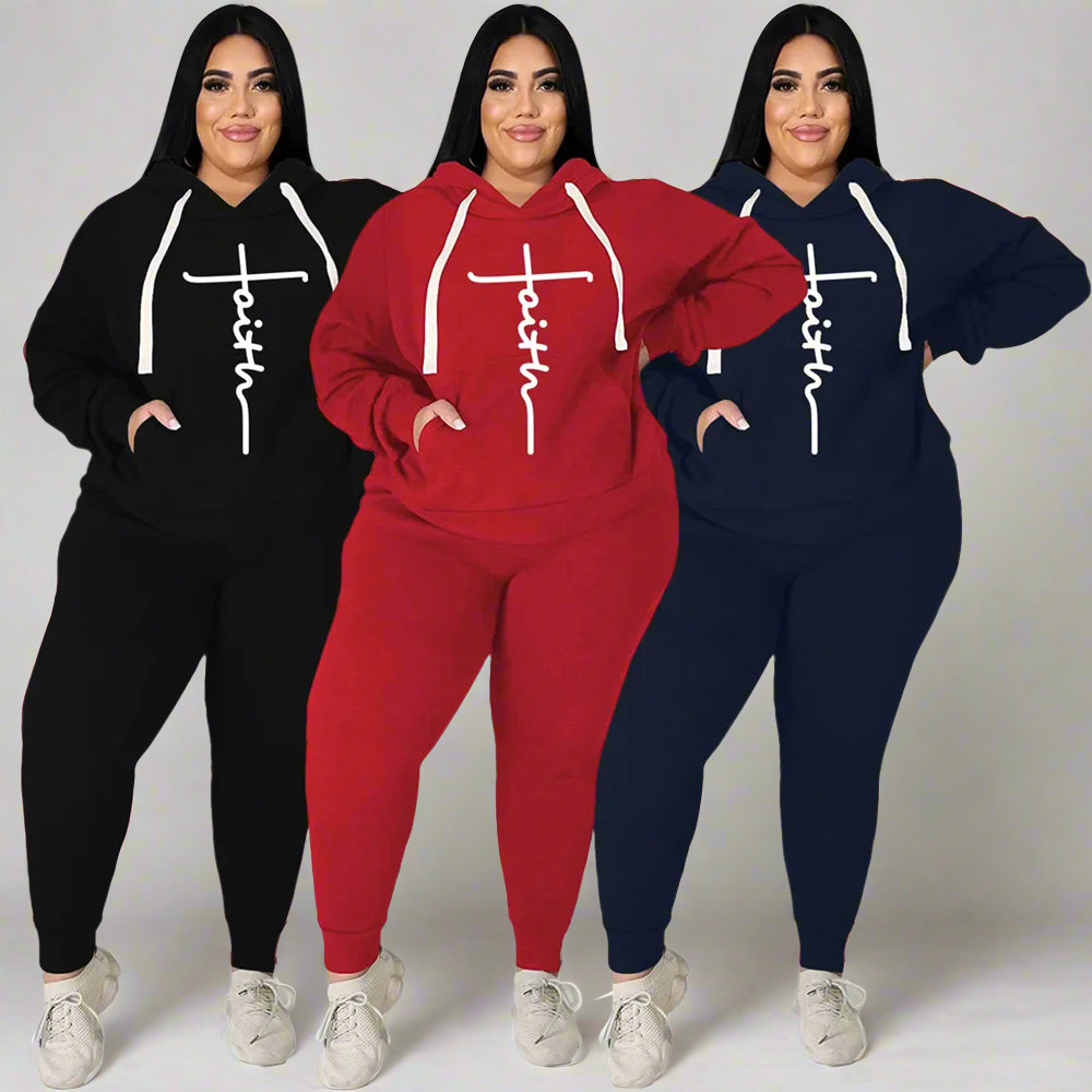 Tracksuit ~ 2 Piece Hooded Pullover