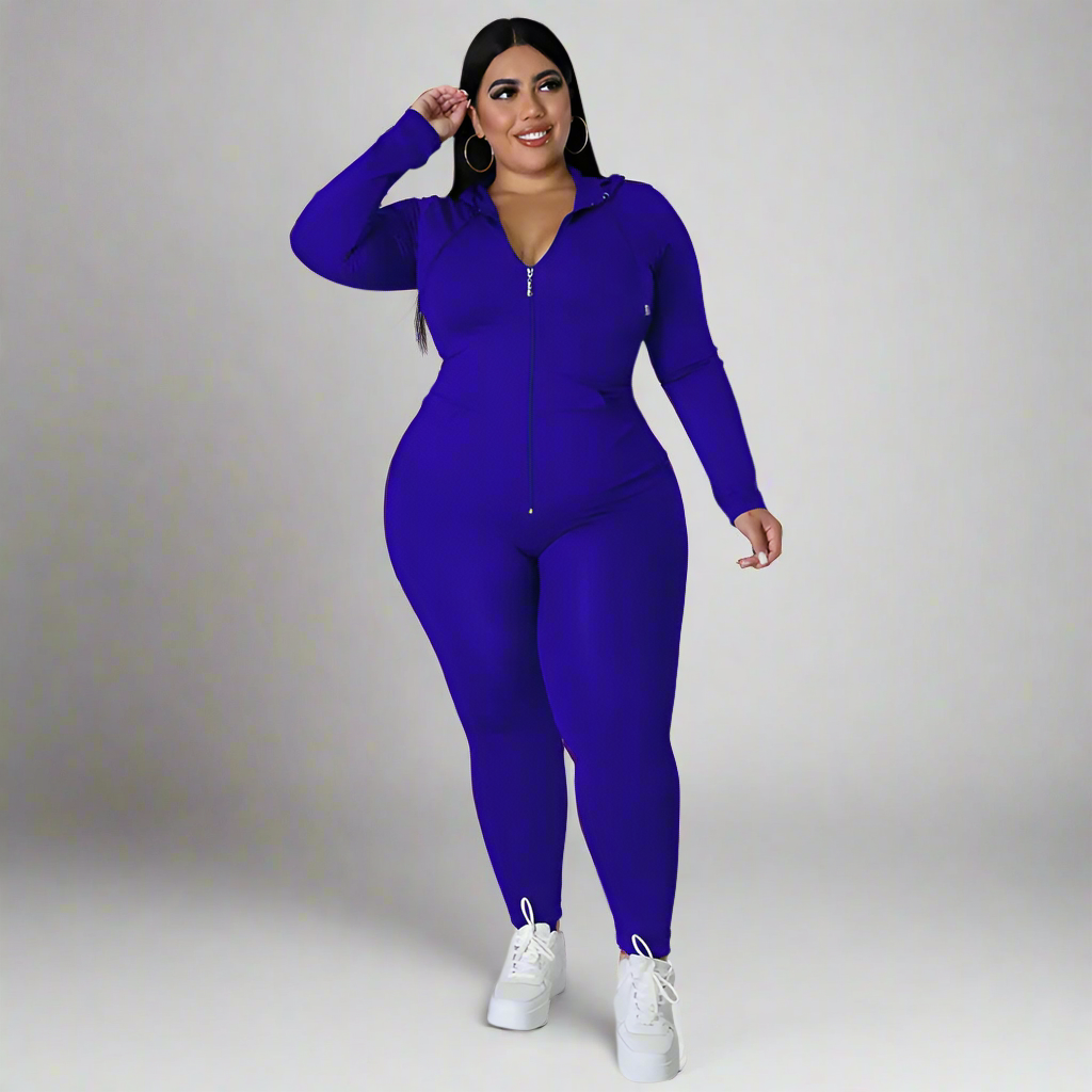 Tracksuit ~ 2 Piece ~ Hooded Zipper Top