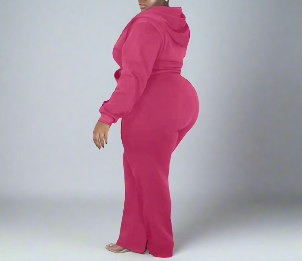 Tracksuit ~ 2 Piece Hooded Zipper
