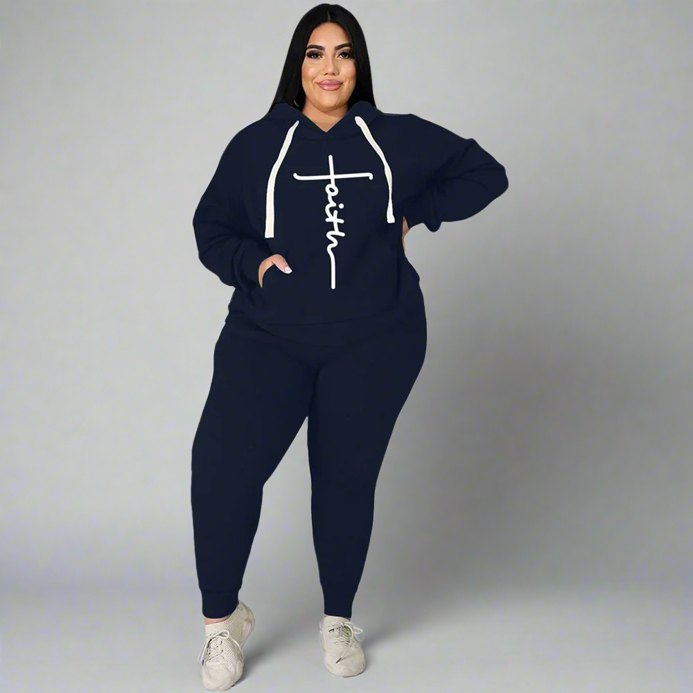 Tracksuit ~ 2 Piece Hooded Pullover