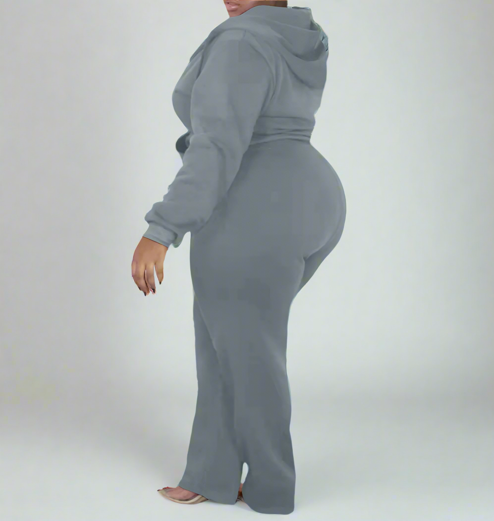 Tracksuit ~ 2 Piece Hooded Zipper