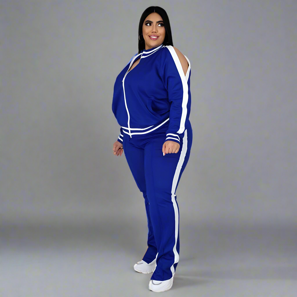 Tracksuit ~ 2 Piece ~ Zipper Top