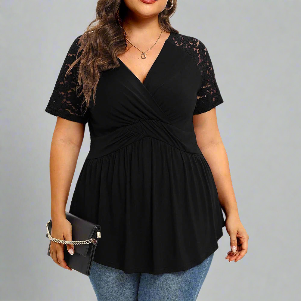 Top ~ Empire Waist Detail Sleeve