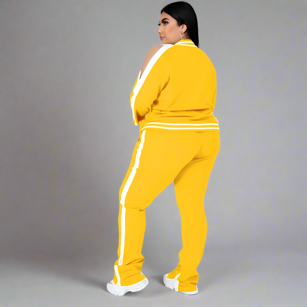 Tracksuit ~ 2 Piece ~ Zipper Top