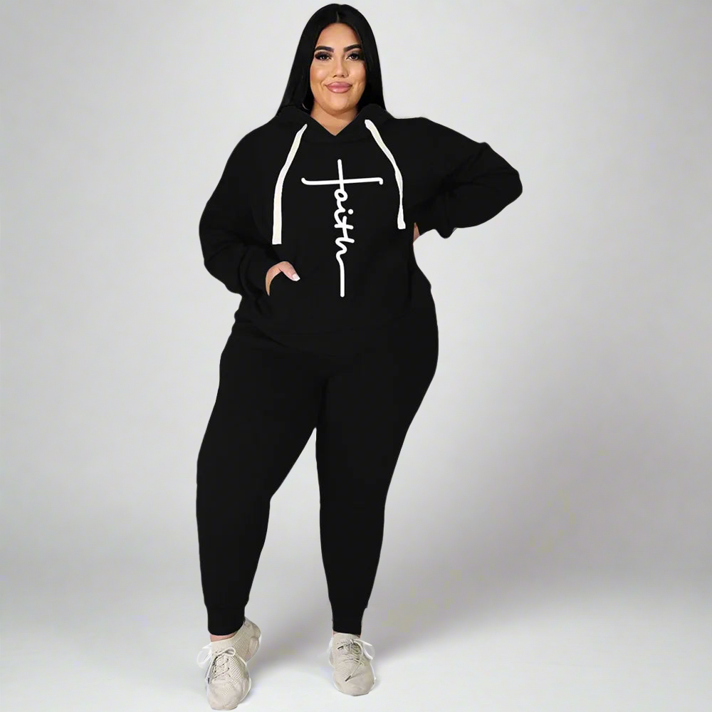 Tracksuit ~ 2 Piece Hooded Pullover