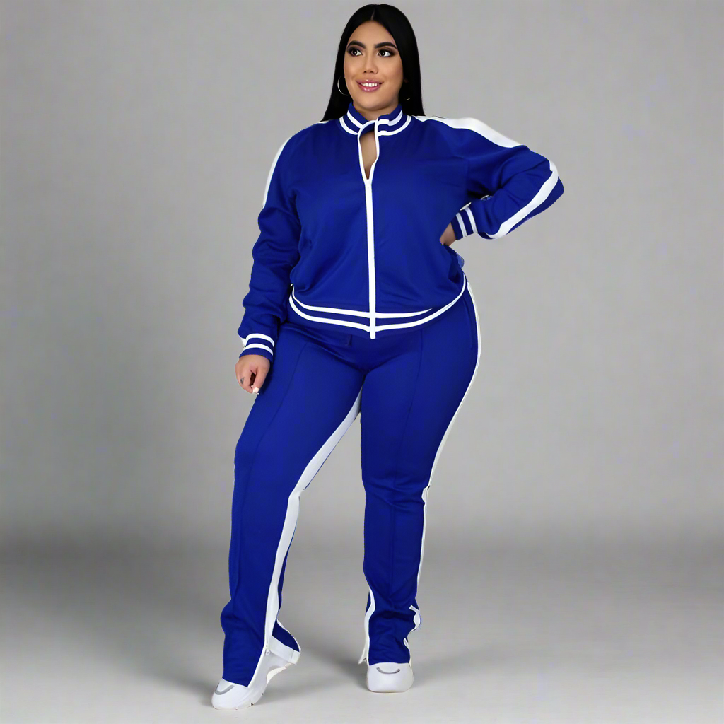 Tracksuit ~ 2 Piece ~ Zipper Top