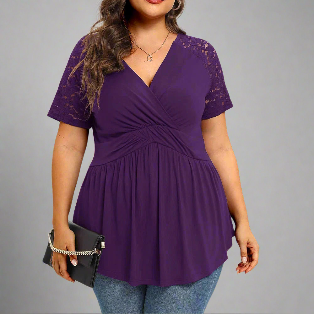 Top ~ Empire Waist Detail Sleeve