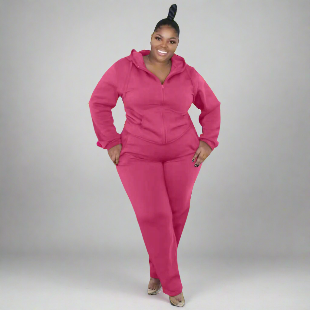 Tracksuit ~ 2 Piece Hooded Zipper