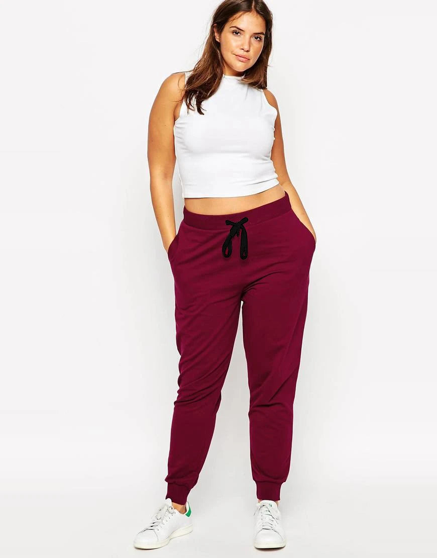 Bottoms ~ Burgundy Elastic Drawstring Waist