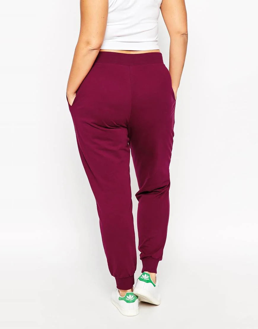 Bottoms ~ Burgundy Elastic Drawstring Waist