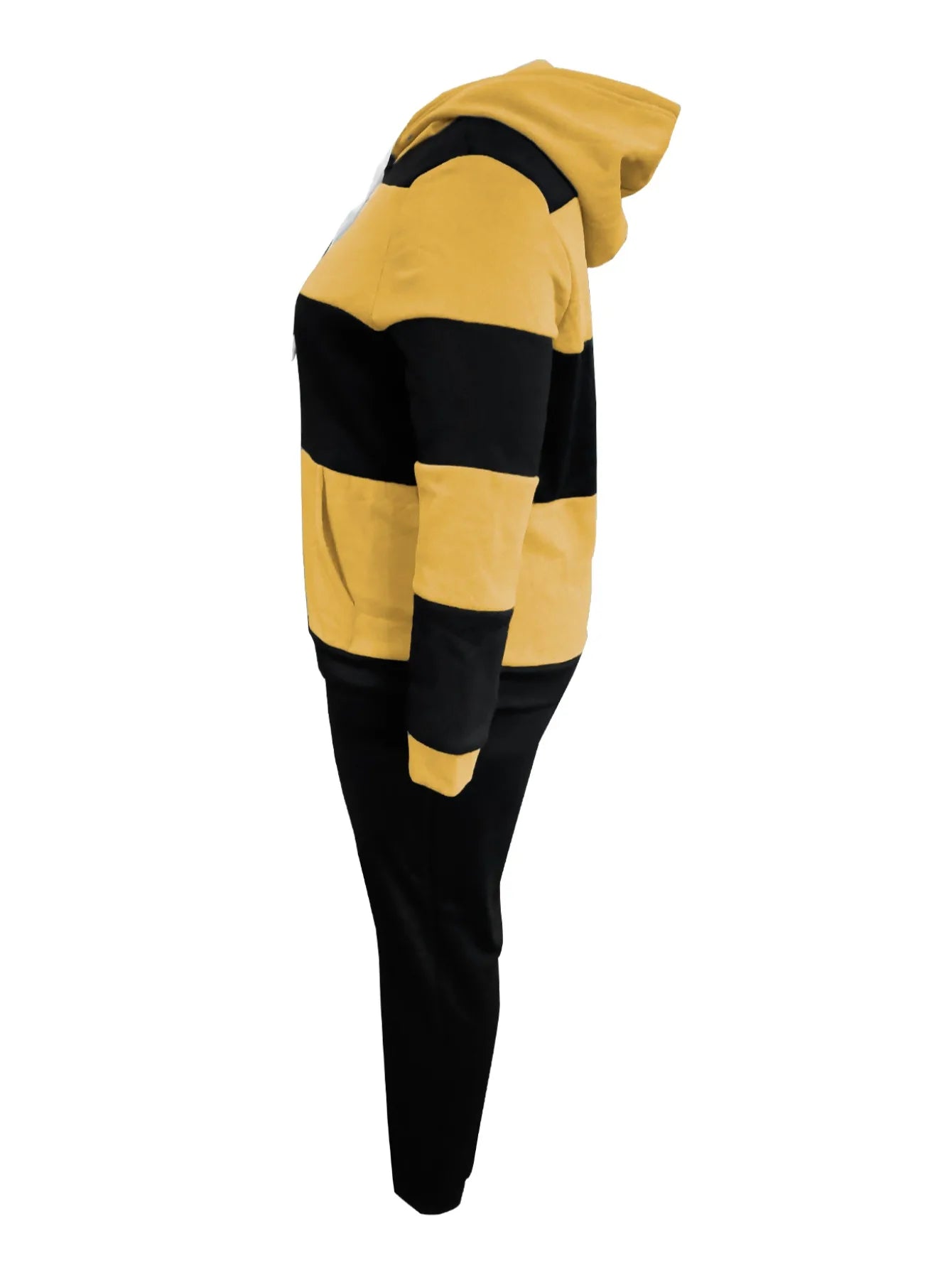 Tracksuit ~ 2 Piece ~ Hooded Striped Top