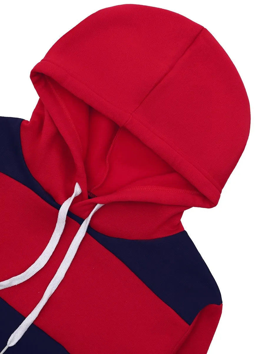 Tracksuit ~ 2 Piece ~ Hooded Striped Top