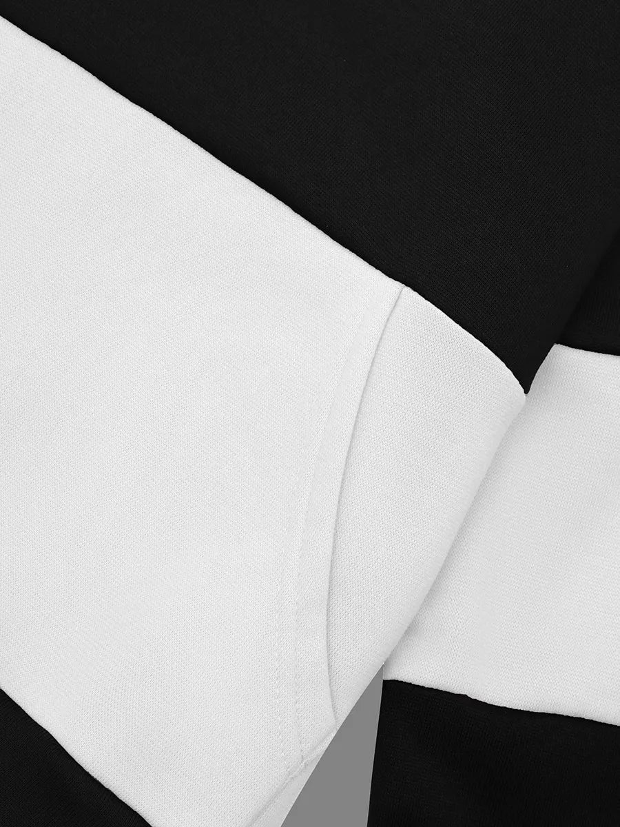 Tracksuit ~ 2 Piece ~ Hooded Striped Top