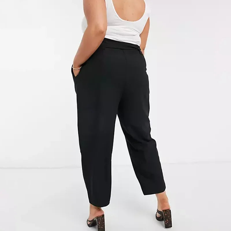 Bottoms ~ Tapered Ankle Length with Tie Waist