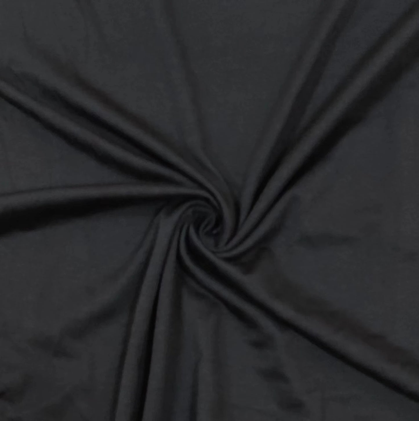 Top ~ Black Round Floral Neckline and Sleeves