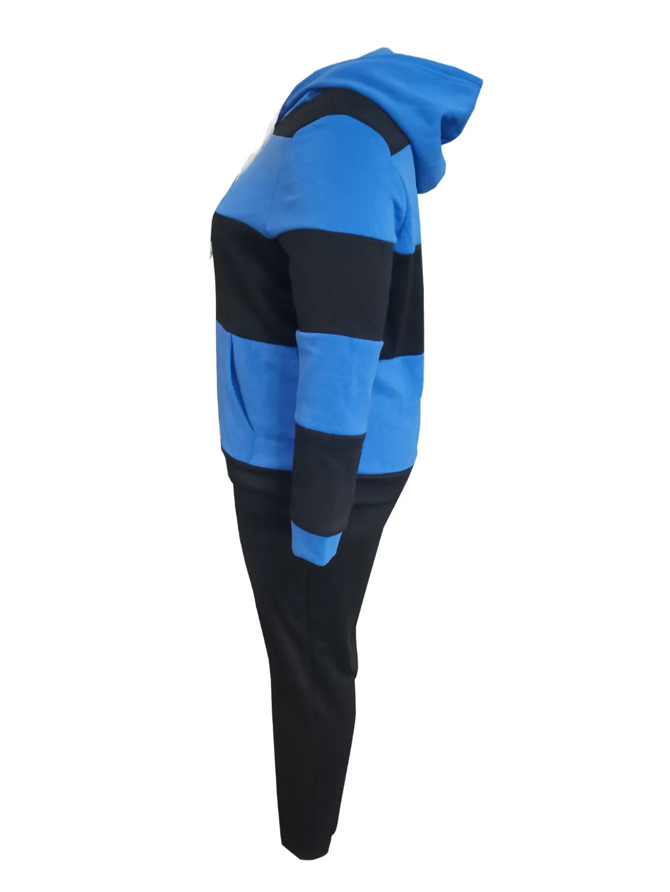 Tracksuit ~ 2 Piece ~ Hooded Striped Top