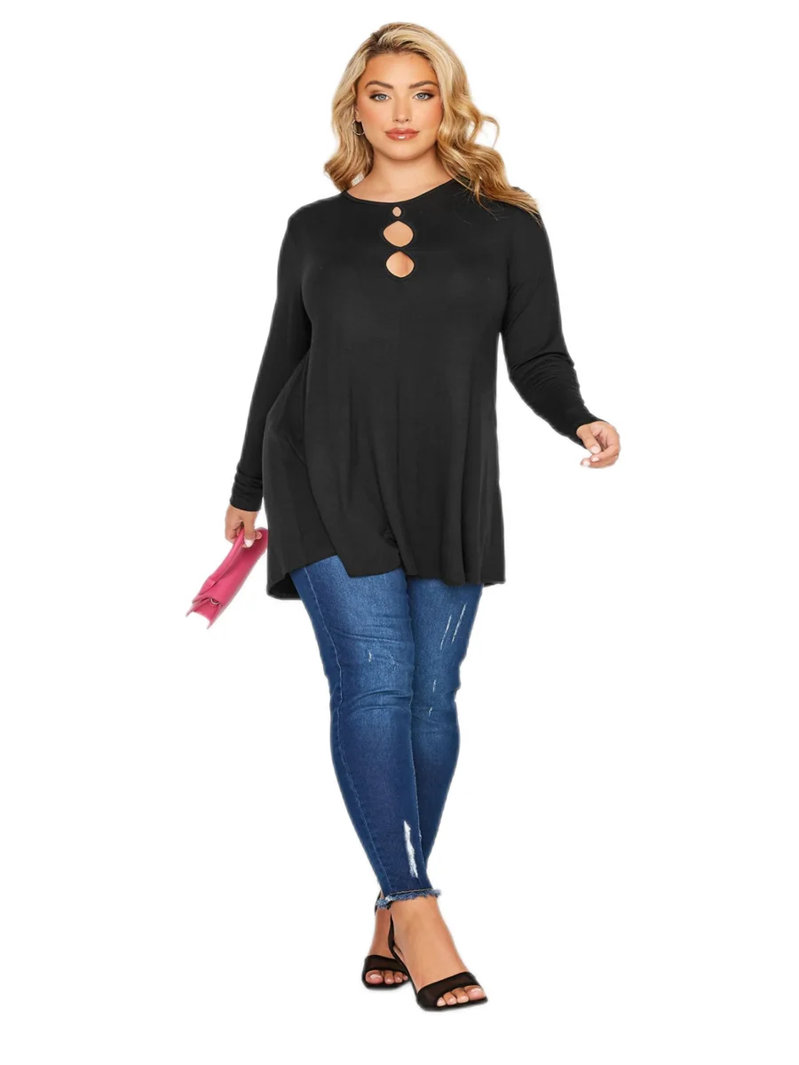 TOP ~ Elegant Long Sleeve Tunic