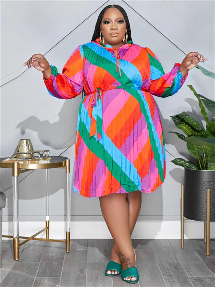 DRESS ~ Multicolor Long Sleeve