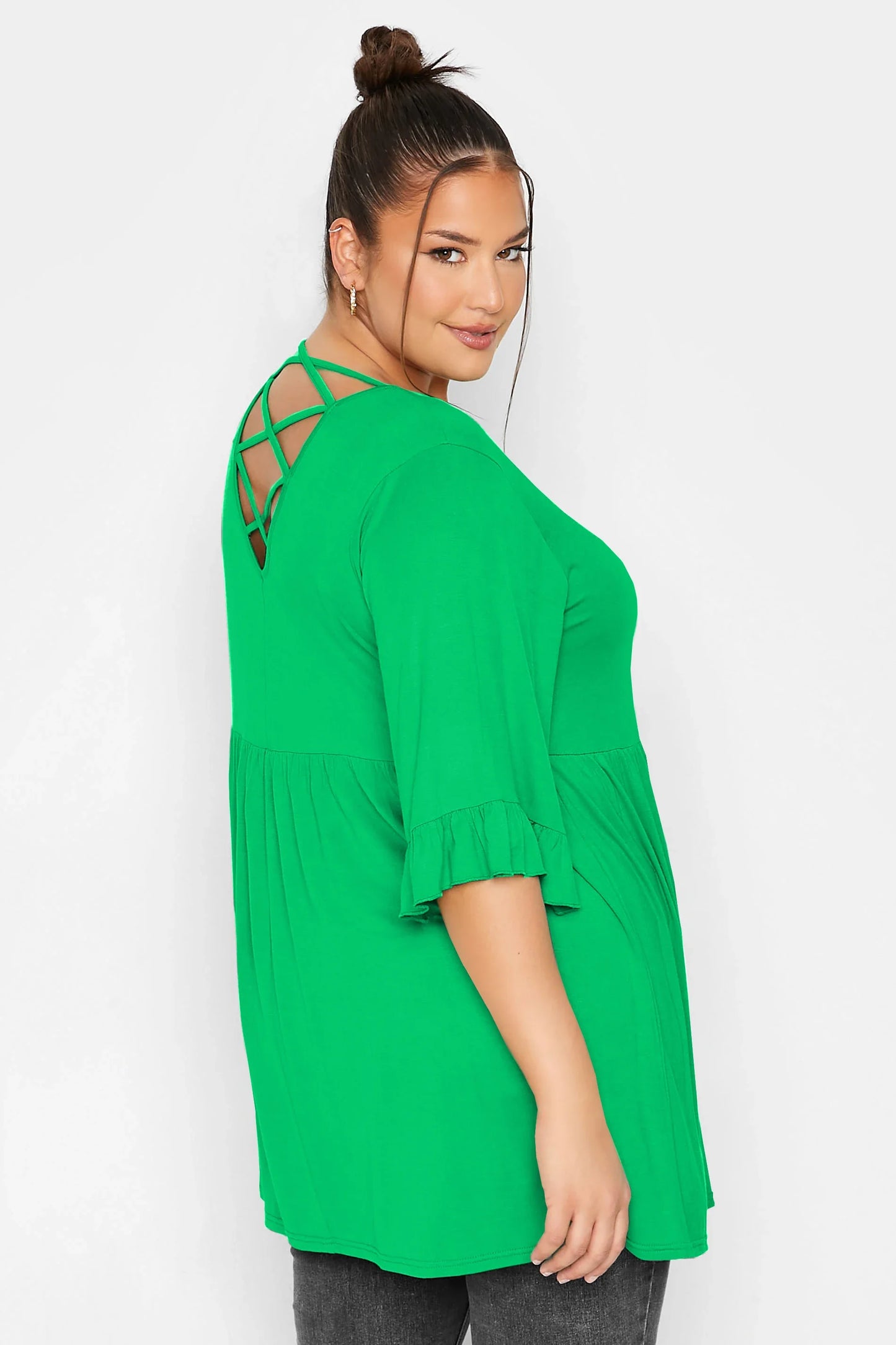 TOP ~ Tunic Half Flare Sleeve