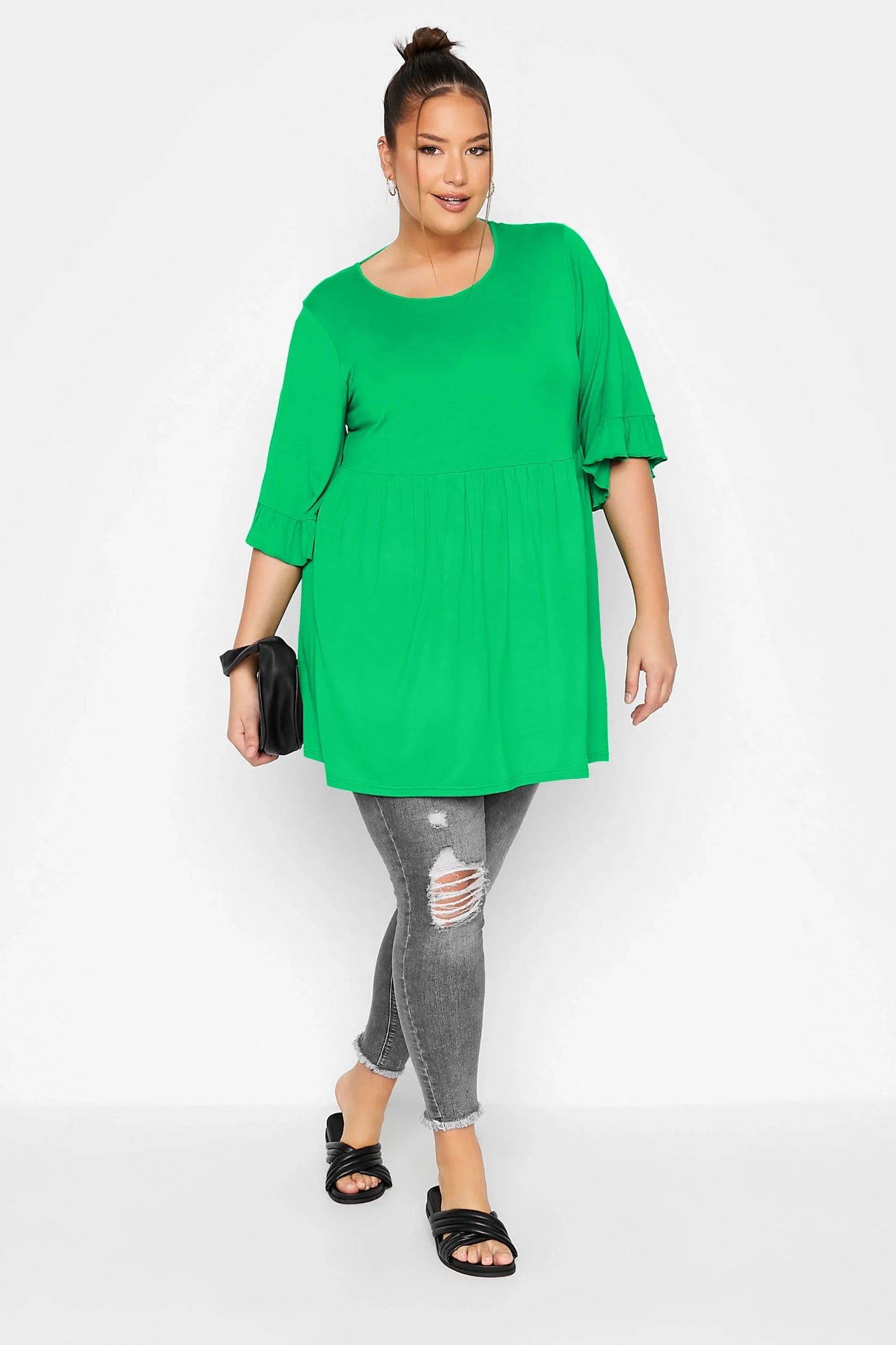 TOP ~ Tunic Half Flare Sleeve